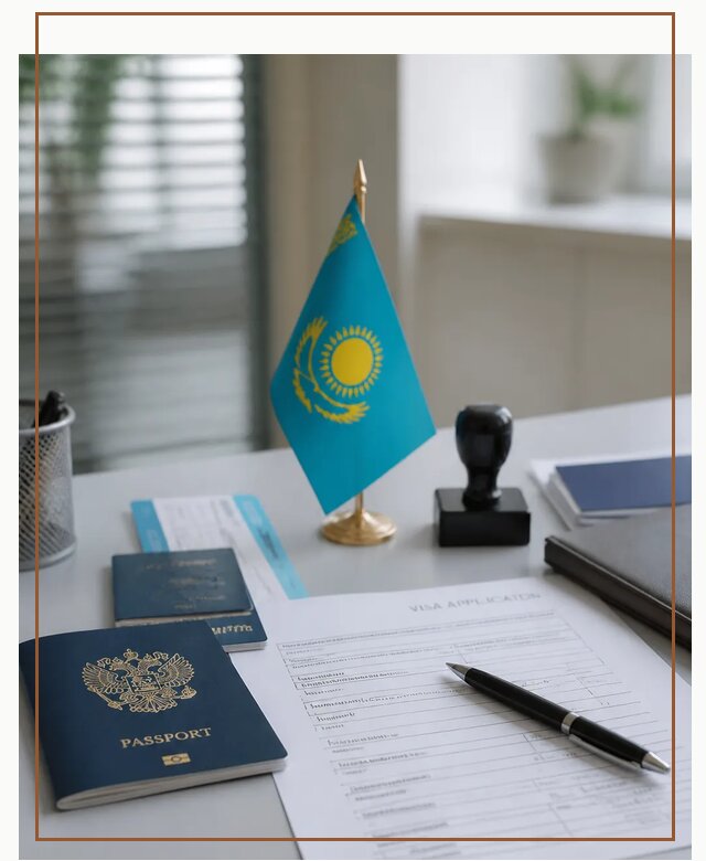 Оформление визы в Казахстан для поездки и работы в Мегионе